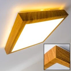 Hofstein Sora Wood Deckenlampe LED Holz hell, 1-flammig -LED Leuchten Verkäufe 2022 sora wood deckenlampe h168463 do8 6