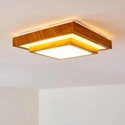 Hofstein Sora Wood Deckenleuchte LED Weiß, Holz hell, 1-flammig 19 Hofstein Sora Wood Deckenleuchte LED Weiß, Holz hell, 1-flammig -LED Leuchten Verkäufe 2022 sora wood deckenleuchte h3011287 do4 6