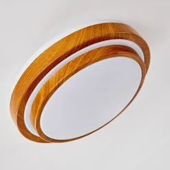 Hofstein Sora Wood Deckenleuchte LED Weiß, Holz hell, 1-flammig -LED Leuchten Verkäufe 2022 sora wood deckenleuchte h3011294 do4 6