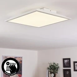 Hofstein Sordos LED Panel Weiß, 1-flammig, Bewegungsmelder