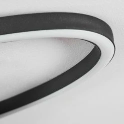 Hofstein Sorte Deckenleuchte LED Schwarz, Weiß, 1-flammig -LED Leuchten Verkäufe 2022 sorte deckenleuchte h3438633 2