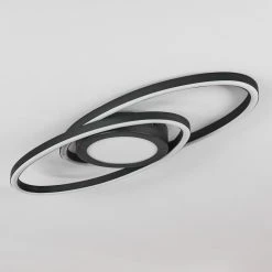 Hofstein Sorte Deckenleuchte LED Schwarz, Weiß, 1-flammig -LED Leuchten Verkäufe 2022 sorte deckenleuchte h3438633 7