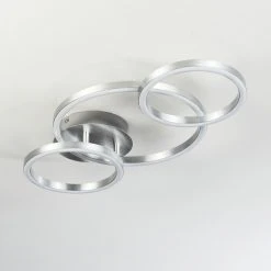 Hofstein Sorte Deckenleuchte LED Nickel-Matt, 1-flammig -LED Leuchten Verkäufe 2022 sorte deckenleuchte h3457115 7