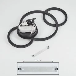 Hofstein Sorte Deckenleuchte LED Chrom, Schwarz, 1-flammig -LED Leuchten Verkäufe 2022 sorte deckenleuchte h3457139 4