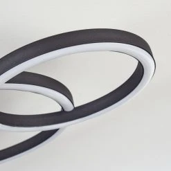 Hofstein Sorte Deckenleuchte LED Chrom, Schwarz, 1-flammig -LED Leuchten Verkäufe 2022 sorte deckenleuchte h3457139 5