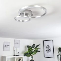 Hofstein Sorte Deckenleuchte LED Nickel-Matt, 1-flammig 27 Hofstein Sorte Deckenleuchte LED Nickel-Matt, 1-flammig -LED Leuchten Verkäufe 2022 sorte deckenleuchte h3457160 11