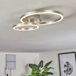 Hofstein Sorte Deckenleuchte LED Nickel-Matt, 1-flammig 28 Hofstein Sorte Deckenleuchte LED Nickel-Matt, 1-flammig -LED Leuchten Verkäufe 2022 sorte deckenleuchte h3457160 12