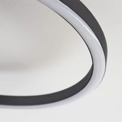 Hofstein Sorte Deckenleuchte LED Chrom, Schwarz, 1-flammig -LED Leuchten Verkäufe 2022 sorte deckenleuchte h3542583 5