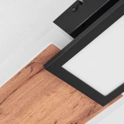 Hofstein Sourbarie Deckenleuchte LED Schwarz, Braun, Holzoptik, 1-flammig -LED Leuchten Verkäufe 2022 sourbarie deckenleuchte h3582763 5