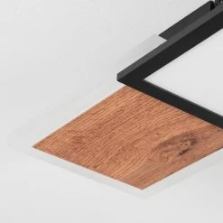 Hofstein Sourbarie Deckenleuchte LED Schwarz, Braun, Holzoptik, 1-flammig -LED Leuchten Verkäufe 2022 sourbarie deckenleuchte h3582787 5