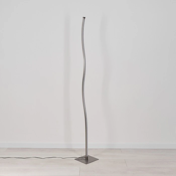 Hofstein Soyo Stehleuchte LED Nickel-Matt, 1-flammig 8 Hofstein Soyo Stehleuchte LED Nickel-Matt, 1-flammig – Bild 8