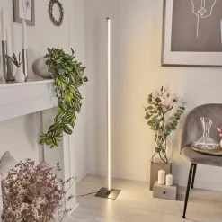 Hofstein Soyo Stehleuchte LED Nickel-Matt, 1-flammig -LED Leuchten Verkäufe 2022 soyo stehleuchte h3266304 do4 6