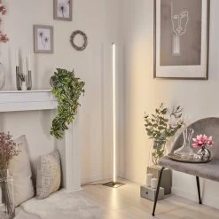 Hofstein Soyo Stehleuchte LED Nickel-Matt, 1-flammig -LED Leuchten Verkäufe 2022 soyo stehleuchte h3266304 do4 8