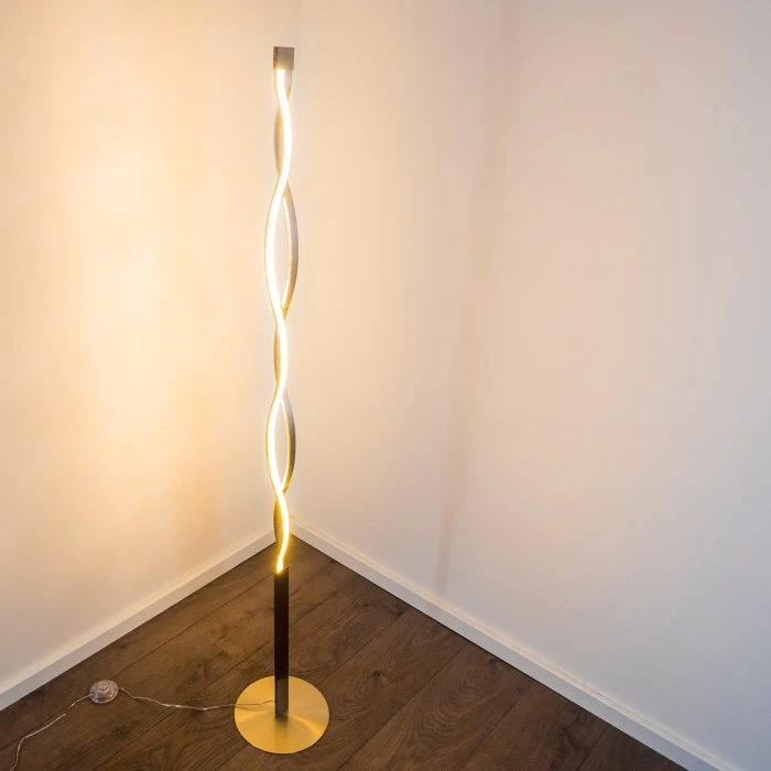 Hofstein Stehleuchte Inbyn LED Nickel-Matt, 1-flammig 17 Hofstein Stehleuchte Inbyn LED Nickel-Matt, 1-flammig – Bild 17