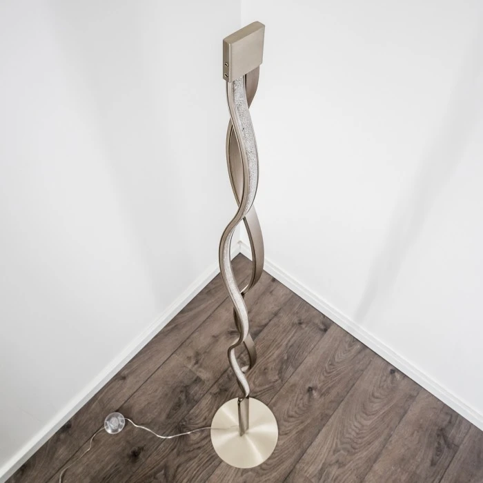 Hofstein Stehleuchte Inbyn LED Nickel-Matt, 1-flammig 7 Hofstein Stehleuchte Inbyn LED Nickel-Matt, 1-flammig – Bild 7