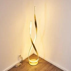 Hofstein Stehleuchte Medle LED Gold, 1-flammig -LED Leuchten Verkäufe 2022 stehleuchte medle h3007792 12