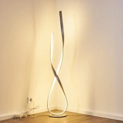 Hofstein Stehleuchte Medle LED Nickel-Matt, 1-flammig 19 Hofstein Stehleuchte Medle LED Nickel-Matt, 1-flammig -LED Leuchten Verkäufe 2022 stehleuchte medle h3007815 2