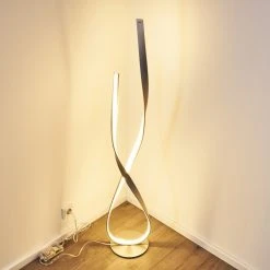 Hofstein Stehleuchte Medle LED Nickel-Matt, 1-flammig 22 Hofstein Stehleuchte Medle LED Nickel-Matt, 1-flammig -LED Leuchten Verkäufe 2022 stehleuchte medle h3007815 5