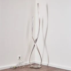 Hofstein Stehleuchte Medle LED Nickel-Matt, 1-flammig 23 Hofstein Stehleuchte Medle LED Nickel-Matt, 1-flammig -LED Leuchten Verkäufe 2022 stehleuchte medle h3007815 6