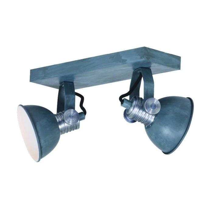 Steinhauer BROOKLY Strahler LED Grau, 2-flammig 3 Steinhauer BROOKLY Strahler LED Grau, 2-flammig – Bild 3