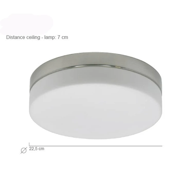 Steinhauer Ceiling and wall Deckenleuchte LED Edelstahl, 1-flammig 3 Steinhauer Ceiling and wall Deckenleuchte LED Edelstahl, 1-flammig – Bild 3