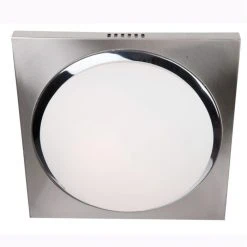 Steinhauer Ceiling and wall Deckenleuchte LED Edelstahl, 1-flammig