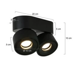 Steinhauer Fez Deckenleuchte LED Schwarz, 2-flammig 18 Steinhauer Fez Deckenleuchte LED Schwarz, 2-flammig -LED Leuchten Verkäufe 2022 steinhauer fez deckenleuchte 2674zw 6