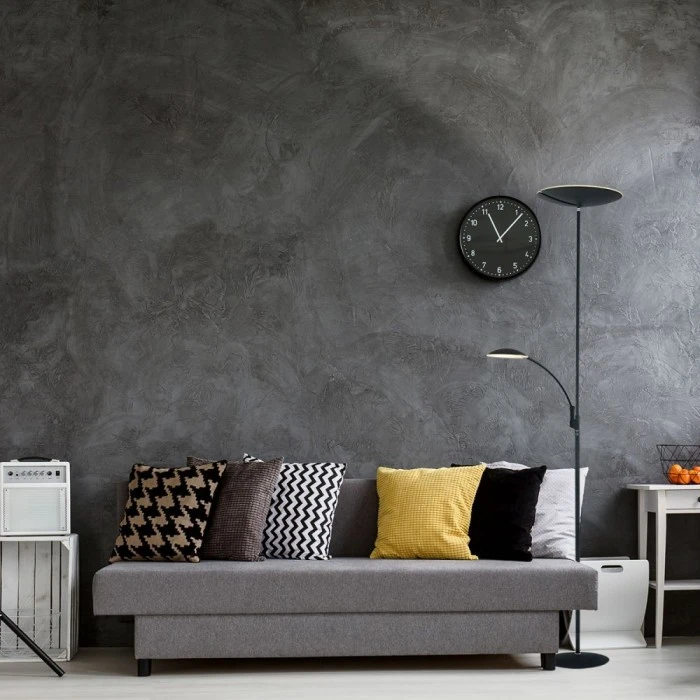 Steinhauer Nadir Deckenfluter LED Schwarz, 2-flammig 2 Steinhauer Nadir Deckenfluter LED Schwarz, 2-flammig – Bild 2