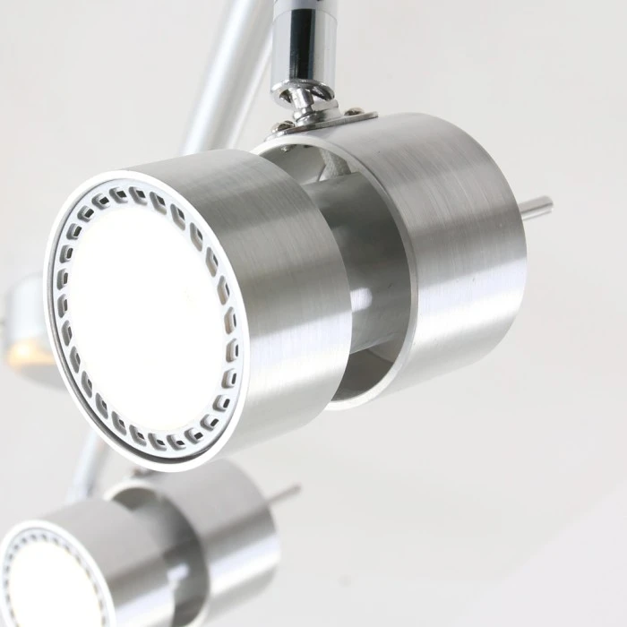 Steinhauer Natasja Deckenleuchte LED Edelstahl, 4-flammig 4 Steinhauer Natasja Deckenleuchte LED Edelstahl, 4-flammig – Bild 4