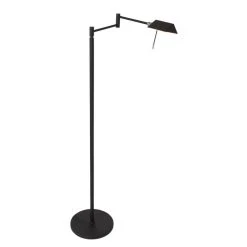 Steinhauer Retina Stehleuchte LED Schwarz, 1-flammig