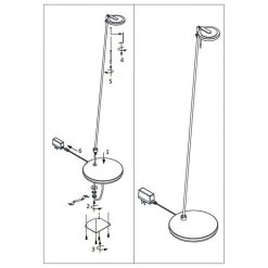 Steinhauer Turound Stehleuchte LED Schwarz, 1-flammig -LED Leuchten Verkäufe 2022 steinhauer turound stehleuchte 2664zw 12