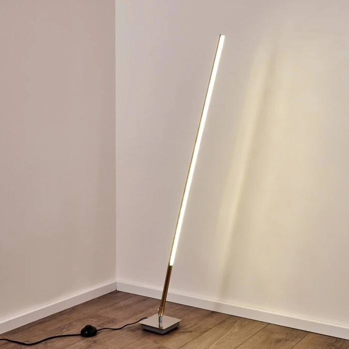 Hofstein Strip Stehleuchte LED Edelstahl, 1-flammig 12 Hofstein Strip Stehleuchte LED Edelstahl, 1-flammig – Bild 12