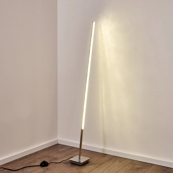 Hofstein Strip Stehleuchte LED Edelstahl, 1-flammig 5 Hofstein Strip Stehleuchte LED Edelstahl, 1-flammig – Bild 5