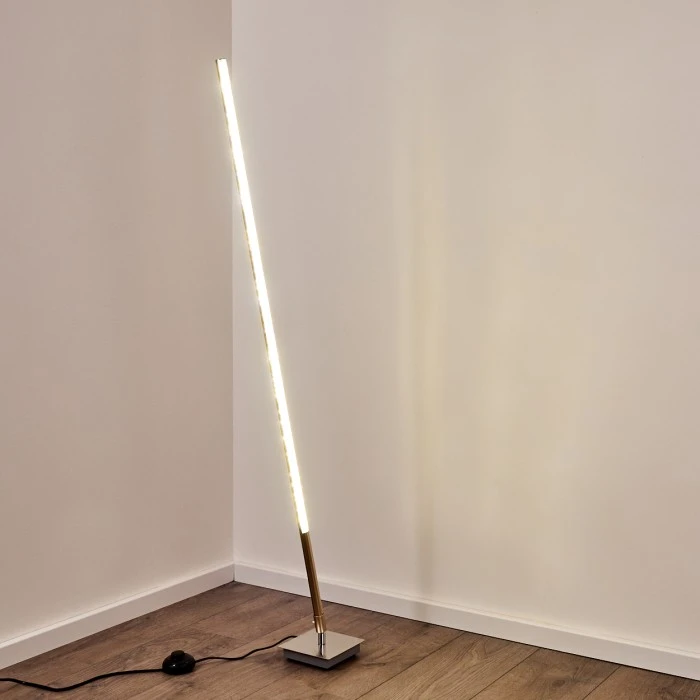 Hofstein Strip Stehleuchte LED Edelstahl, 1-flammig 8 Hofstein Strip Stehleuchte LED Edelstahl, 1-flammig – Bild 8