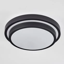 Hofstein Subles Deckenleuchte Bad LED Schwarz, Weiß, 1-flammig, Bewegungsmelder -LED Leuchten Verkäufe 2022 subles deckenleuchte bad h3651940 7