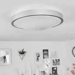 Hofstein Subles Deckenleuchte LED Silber, Weiß, 1-flammig, Bewegungsmelder -LED Leuchten Verkäufe 2022 subles deckenleuchte h3651490 11