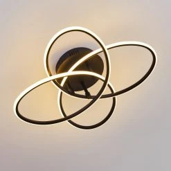 Hofstein Sucre Deckenleuchte LED Schwarz, 4-flammig -LED Leuchten Verkäufe 2022 sucre deckenleuchte h3374641 10