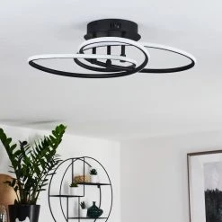 Hofstein Sucre Deckenleuchte LED Schwarz, 4-flammig -LED Leuchten Verkäufe 2022 sucre deckenleuchte h3374641 5