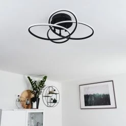 Hofstein Sucre Deckenleuchte LED Schwarz, 4-flammig -LED Leuchten Verkäufe 2022 sucre deckenleuchte h3374641 7