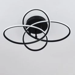 Hofstein Sucre Deckenleuchte LED Schwarz, 4-flammig -LED Leuchten Verkäufe 2022 sucre deckenleuchte h3374641 9