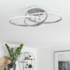 Hofstein Sucre Deckenleuchte LED Stahl gebürstet, 4-flammig -LED Leuchten Verkäufe 2022 sucre deckenleuchte h3374665 13