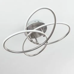 Hofstein Sucre Deckenleuchte LED Stahl gebürstet, 4-flammig -LED Leuchten Verkäufe 2022 sucre deckenleuchte h3374665 15