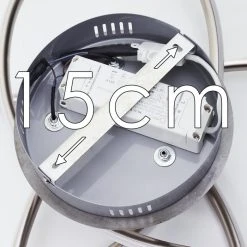 Hofstein Sucre Deckenleuchte LED Stahl gebürstet, 4-flammig -LED Leuchten Verkäufe 2022 sucre deckenleuchte h3374665 16