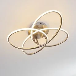 Hofstein Sucre Deckenleuchte LED Stahl gebürstet, 4-flammig -LED Leuchten Verkäufe 2022 sucre deckenleuchte h3374665 5