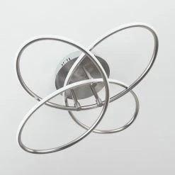 Hofstein Sucre Deckenleuchte LED Stahl gebürstet, 4-flammig -LED Leuchten Verkäufe 2022 sucre deckenleuchte h3374665 8