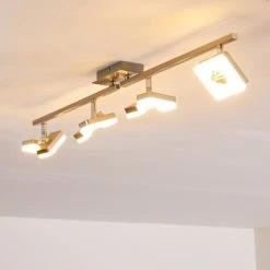 Hofstein Sumoas Deckenspot LED Nickel-Matt, 4-flammig -LED Leuchten Verkäufe 2022 sumoas deckenspot h3010037 do5 9