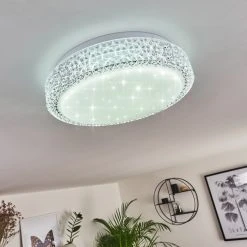 Hofstein Suno Deckenleuchte LED Weiß, Transparent, Klar, 1-flammig -LED Leuchten Verkäufe 2022 suno deckenleuchte h3383582 13
