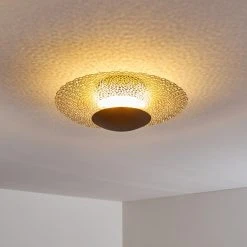 Hofstein Sunrise Deckenleuchte LED Rostfarben, Gold, 1-flammig 19 Hofstein Sunrise Deckenleuchte LED Rostfarben, Gold, 1-flammig -LED Leuchten Verkäufe 2022 sunrise deckenleuchte h3090046 4