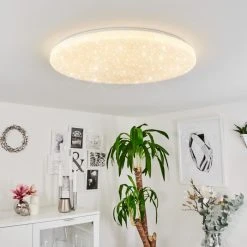 Hofstein Sweet Deckenpanel LED Weiß, 1-flammig, Fernbedienung -LED Leuchten Verkäufe 2022 sweet deckenpanel h3562444 10