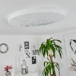 Hofstein Sweet Deckenpanel LED Weiß, 1-flammig, Fernbedienung -LED Leuchten Verkäufe 2022 sweet deckenpanel h3562444 9